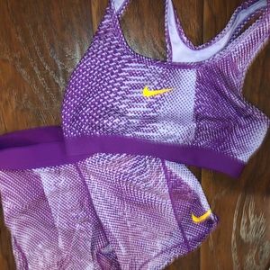Nike marching bra and spandex